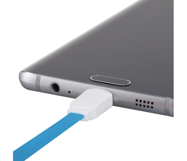 Arkas Kabel USB-MICRO Niebieski - 1402941 - zdjęcie 2